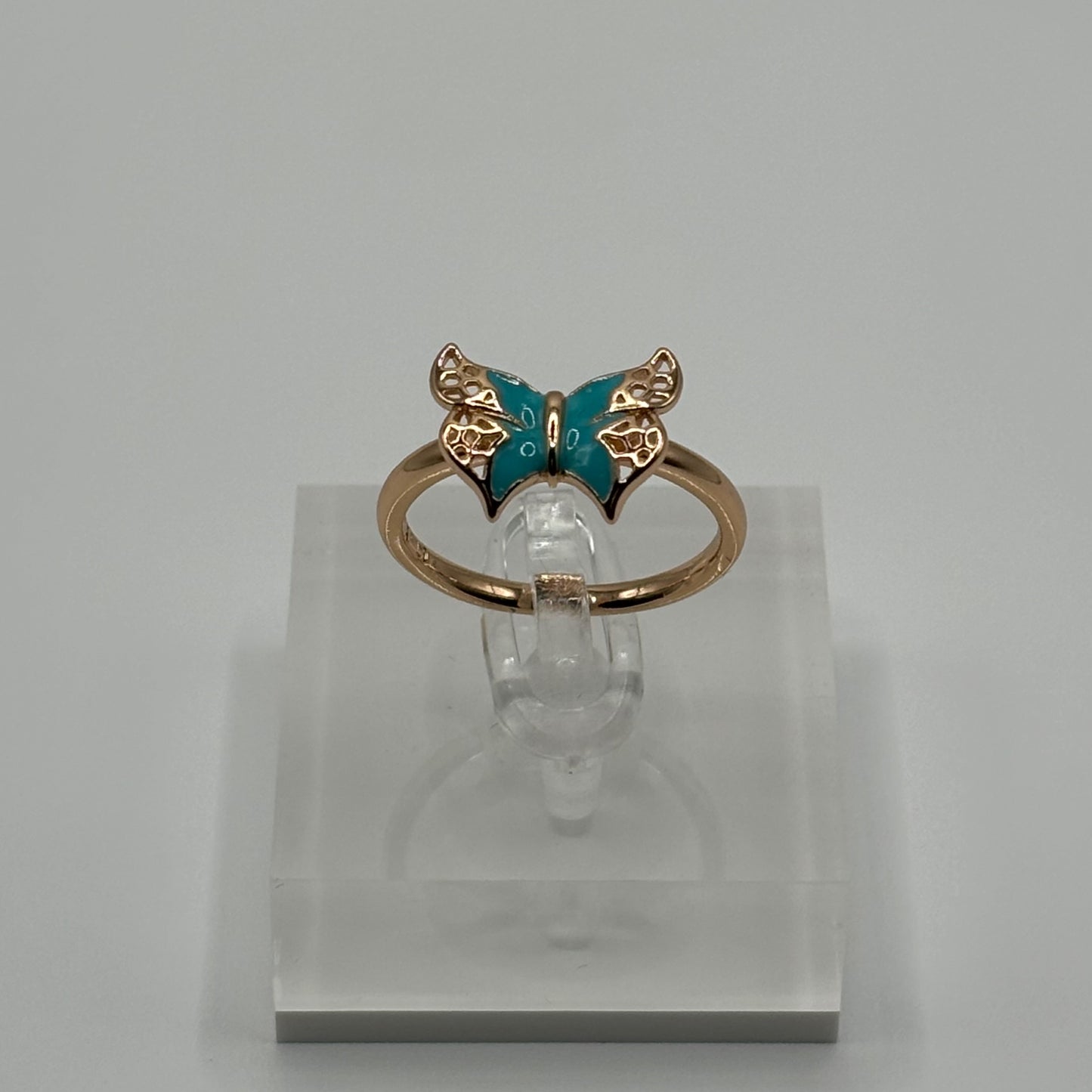 Enchanted Mariposa: The Turquoise Butterfly Ring