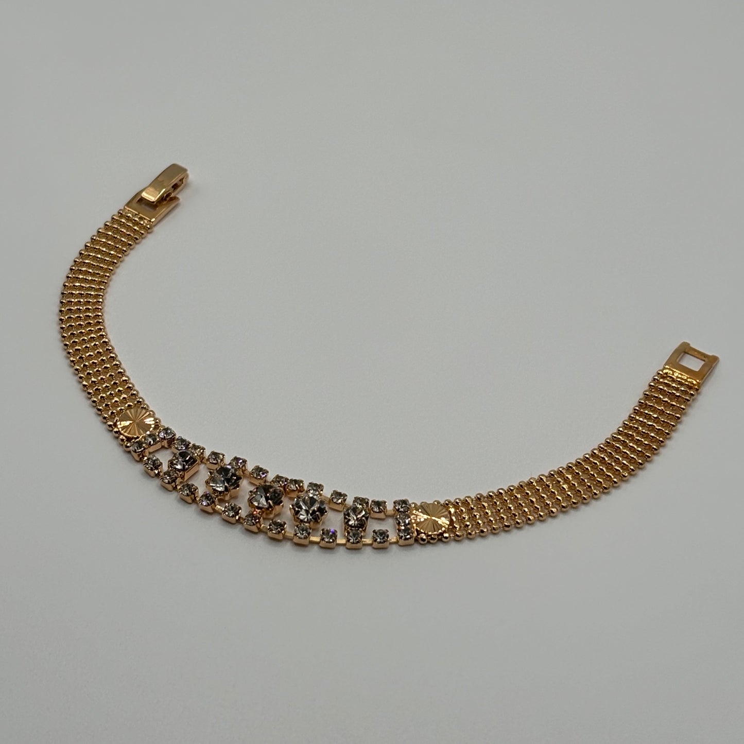 Golden Harvest: The Elegance Lattice Bracelet