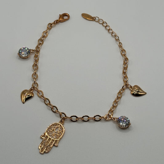 Hamsa Harmony: The Enchanted Amulet Bracelet