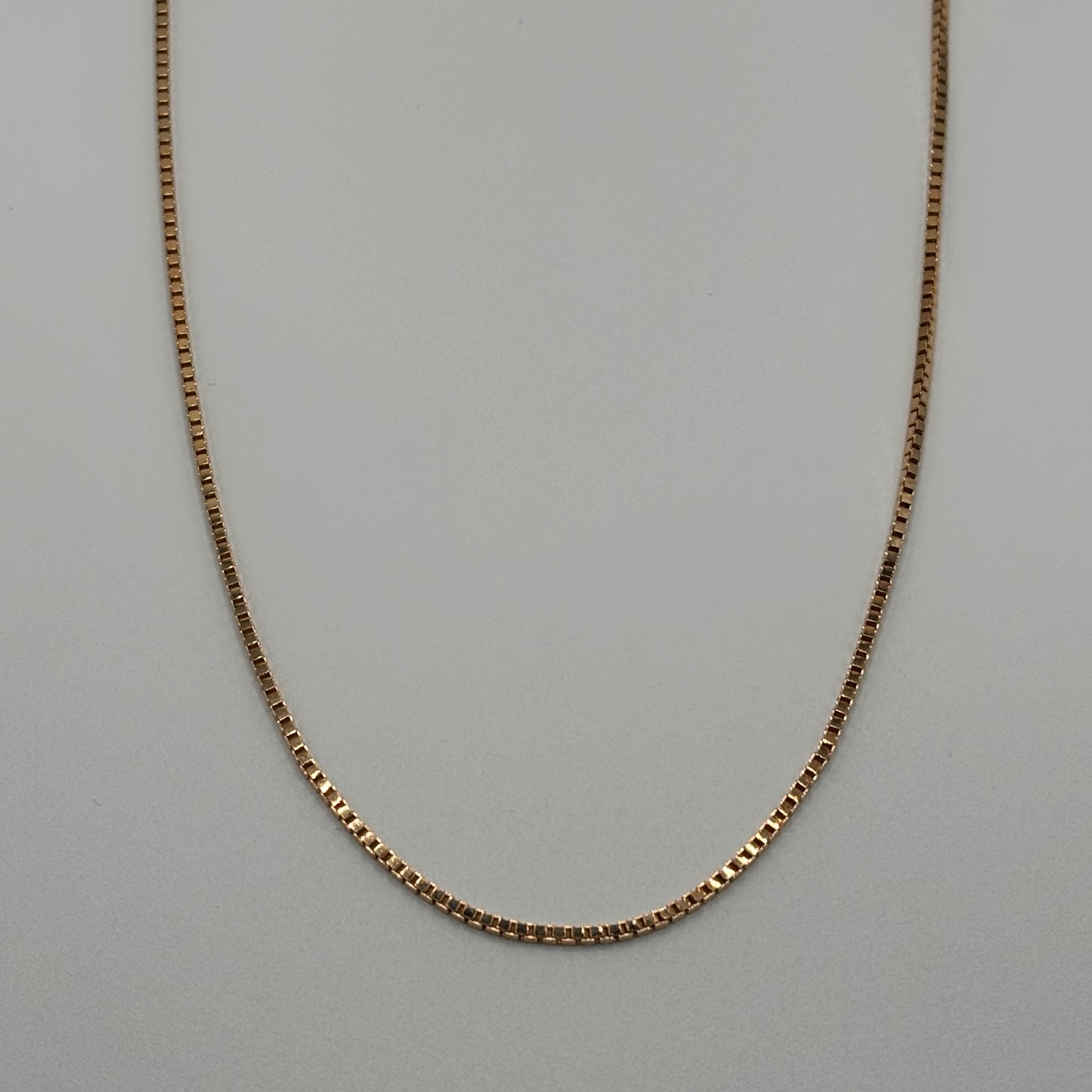 Subtle Luxe: The Fine Box Chain Necklace