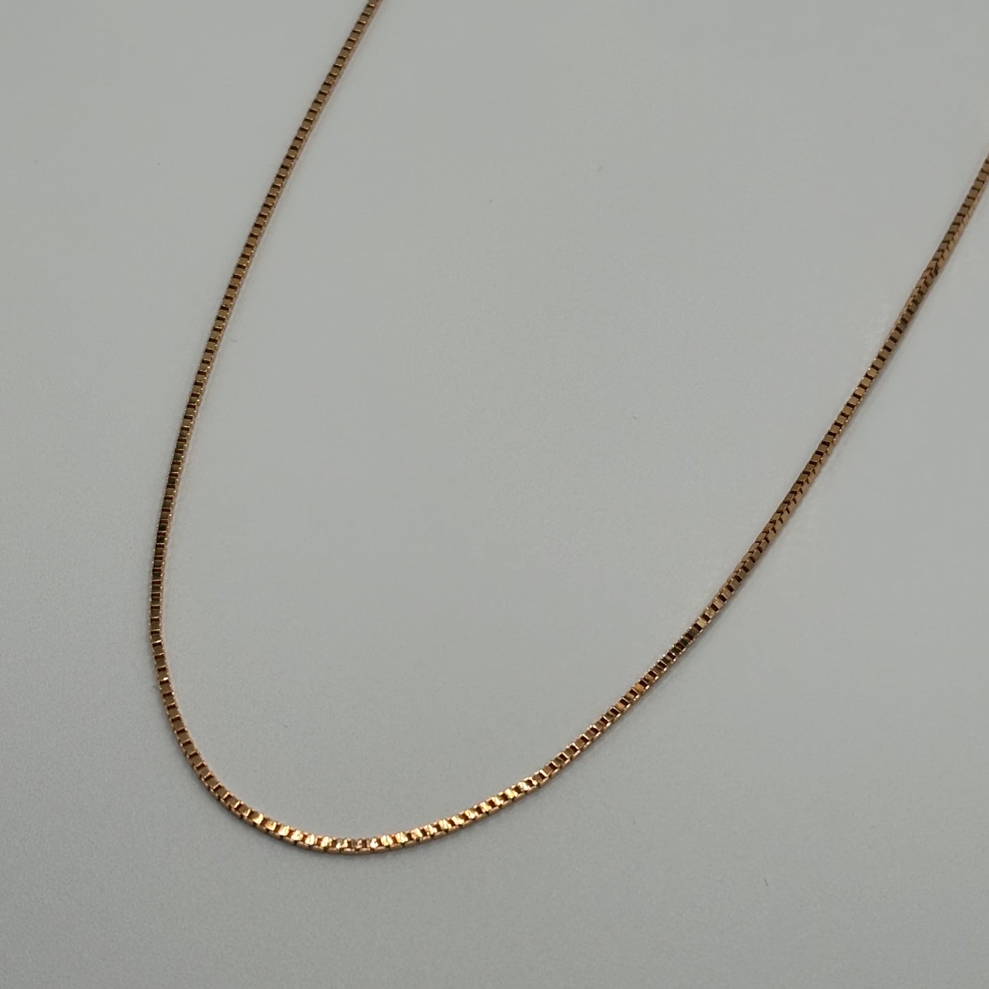 Subtle Luxe: The Fine Box Chain Necklace