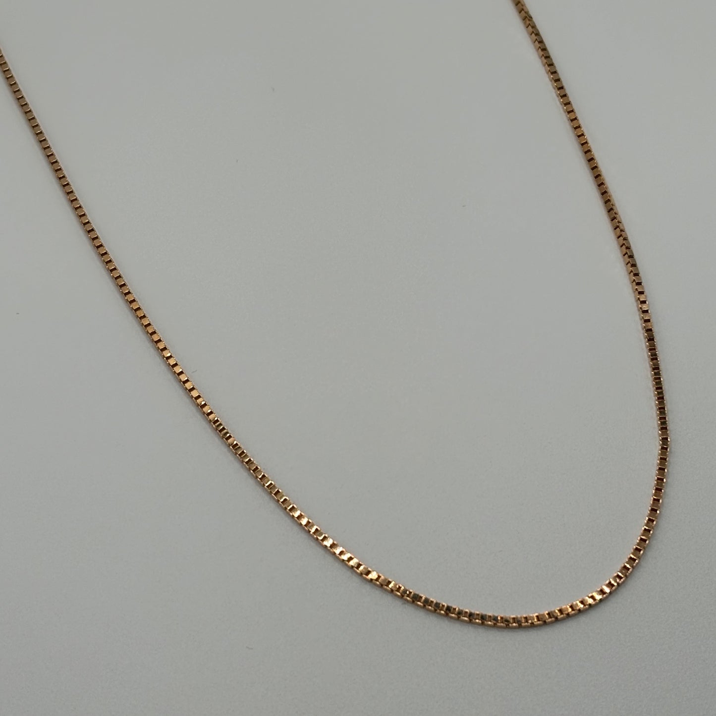 Subtle Luxe: The Fine Box Chain Necklace