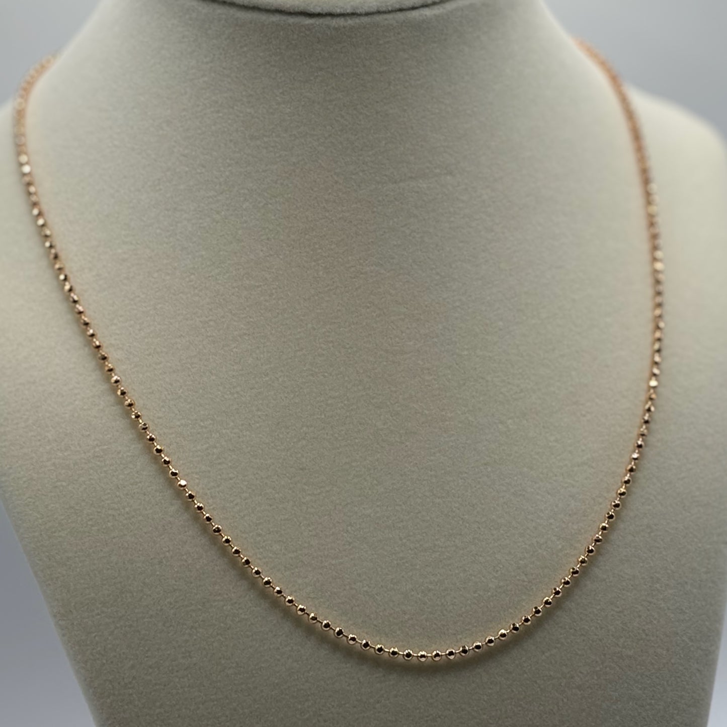 Golden Dew: The Delicate Bead Station Necklace