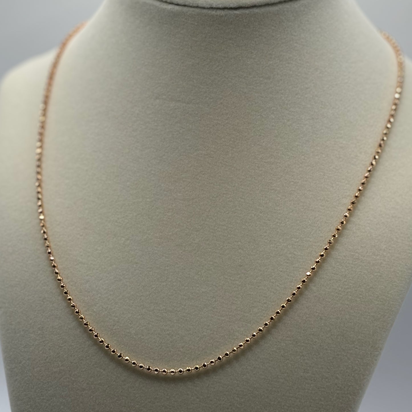 Golden Dew: The Delicate Bead Station Necklace